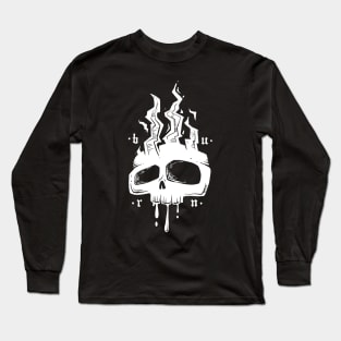 Skull Burn Long Sleeve T-Shirt